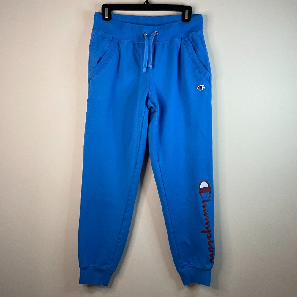 Champion Graphic Balboa Blue Women Joggers Sweatpants Adult Small